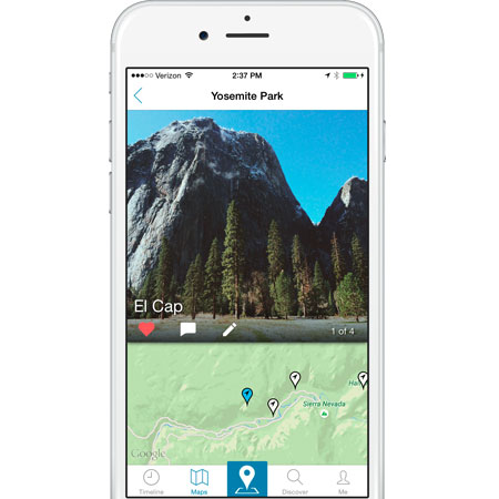 SaraGEO for iOS | Create maps of the people and places you care about most